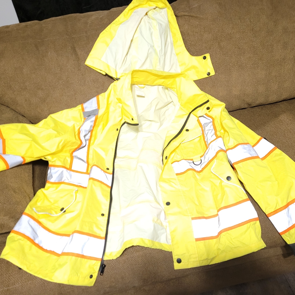 ICON Yellow Safety Raincoat